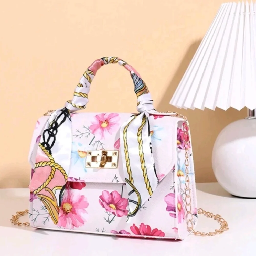 Floral Pink Girls Handbag New
